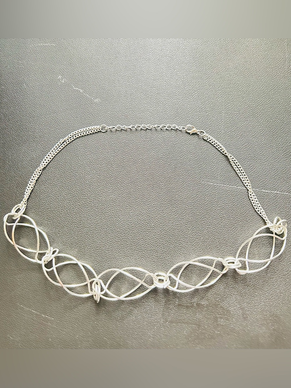 Lite Weight Wrap Around SS Necklace